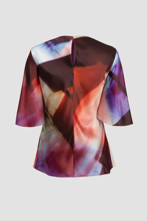 Roksanda Ilincic Designer Women's Silk Top In Multicolour