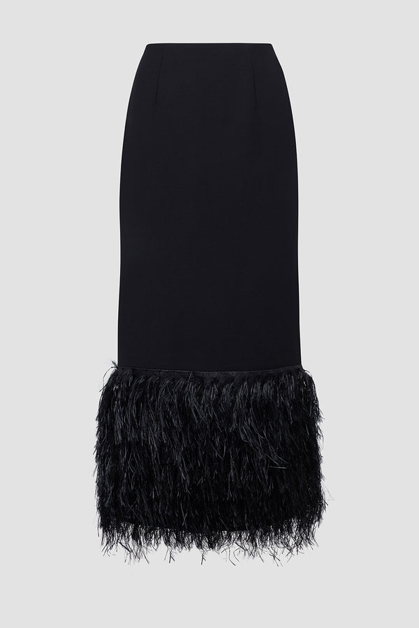 Roksanda Ilincic Designer Black Skirt