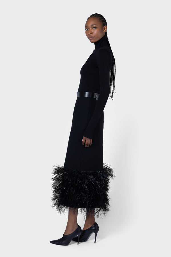 Roksanda Ilincic Designer Black Skirt