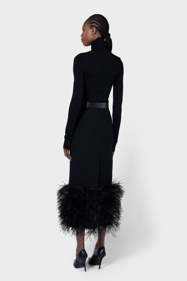 Roksanda Ilincic Designer Black Skirt