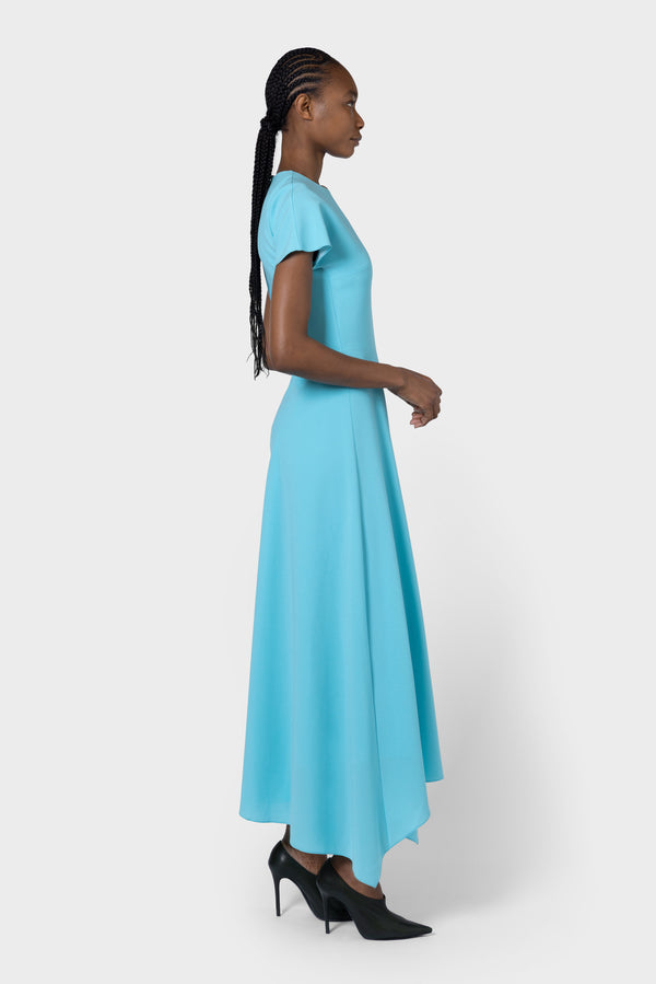 Roksanda Ilincic Designer Blue Dress