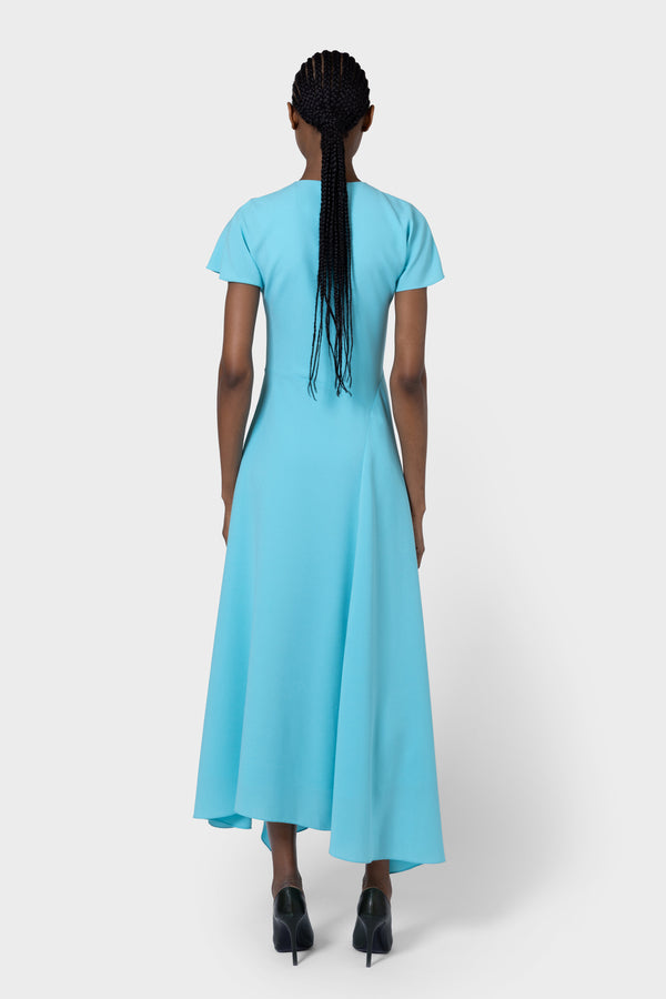Roksanda Ilincic Designer Blue Dress