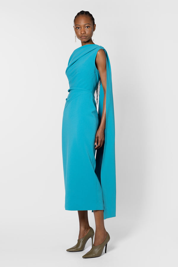 Roksanda Ilincic Designer Blue Dress