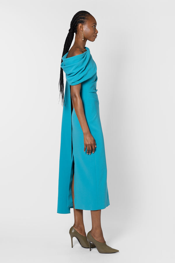 Roksanda Ilincic Designer Blue Dress