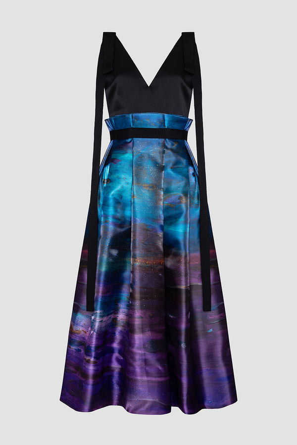 Roksanda Ilincic Designer Blue Dress