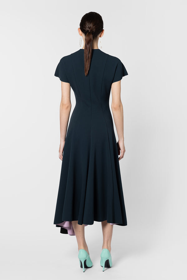 Roksanda Ilincic Designer Blue Dress