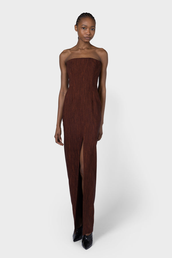 roksanda ilincic Designer Brown Dress