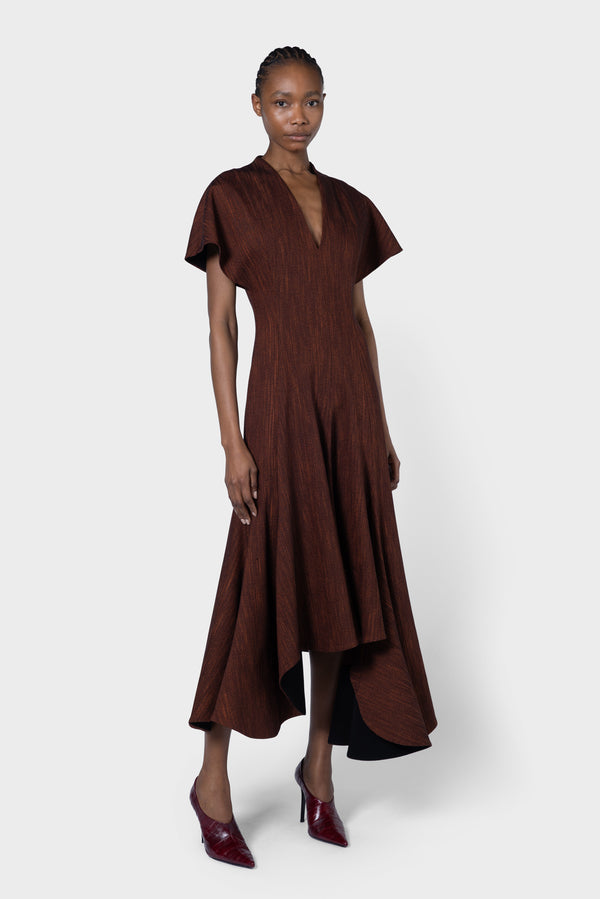 roksanda ilincic Designer Brown Dress
