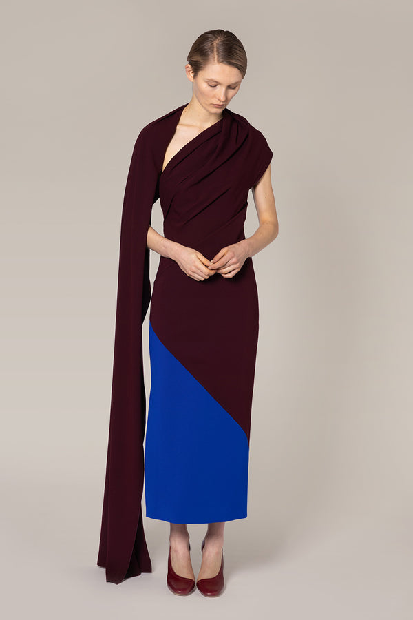 Roksanda Ilincic Designer Contrast Midi Dress