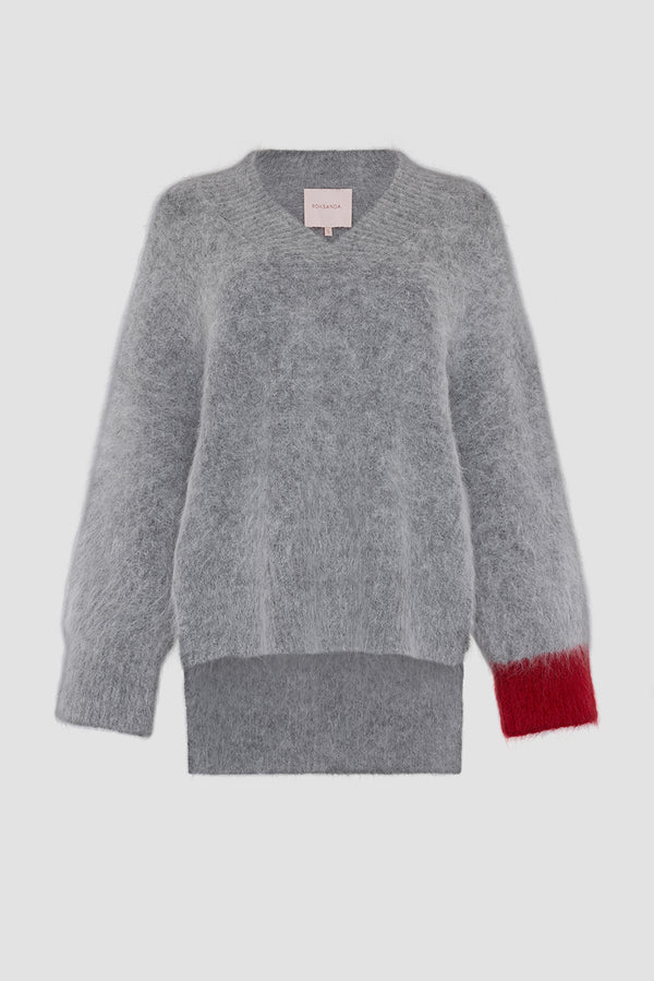 Roksanda Ilincic Designer Grey Knitted Jumper
