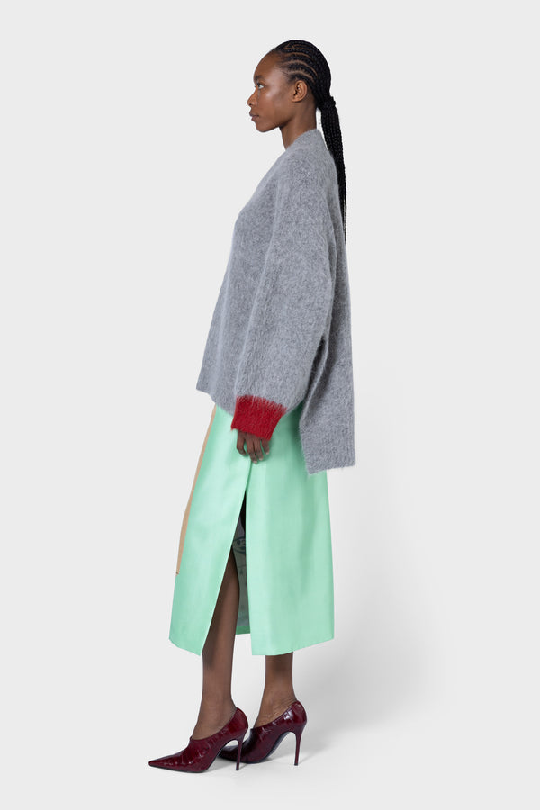 roksanda ilincic Designer Grey Knitted Jumper