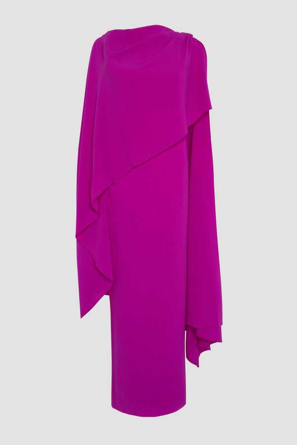Roksanda Ilincic Designer Maxi Gown In Fuchsia
