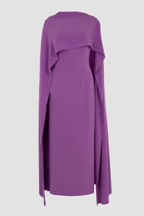 Roksanda Ilincic Designer Maxi Gown In Lavender