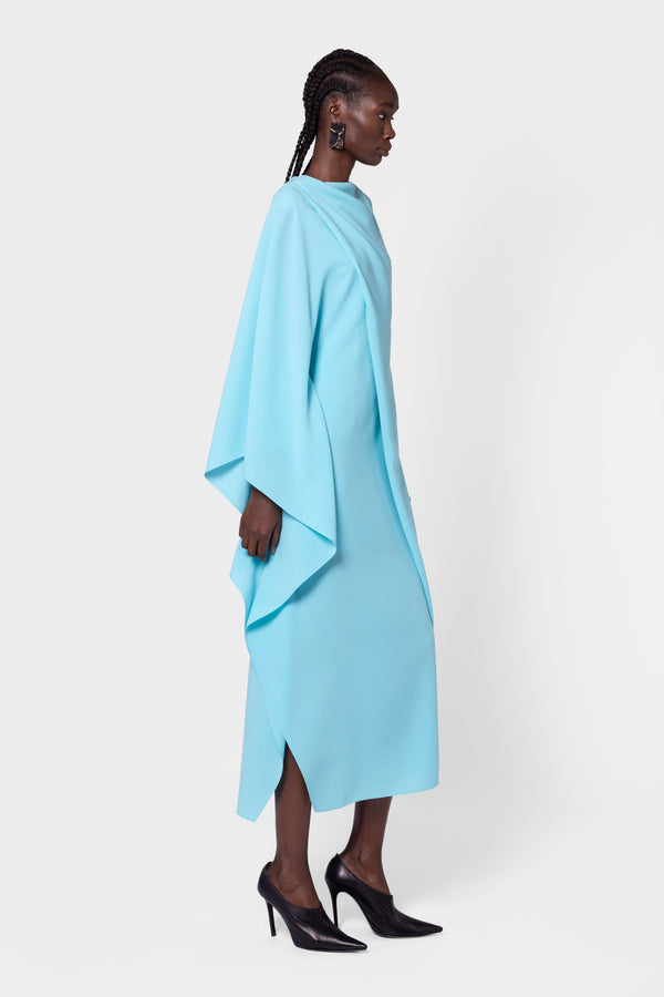 Roksanda Ilincic Designer Midi Dress In Blue