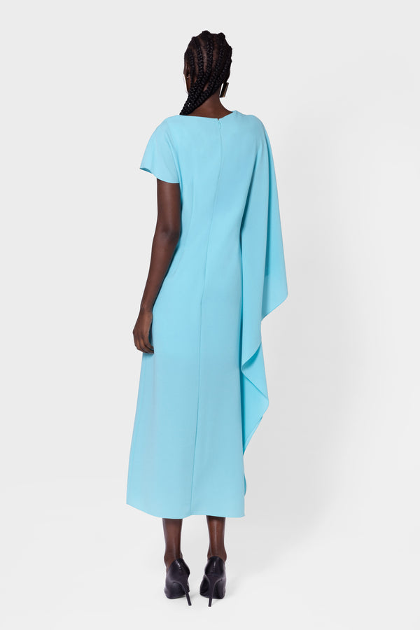 Roksanda Ilincic Designer Midi Dress In Blue