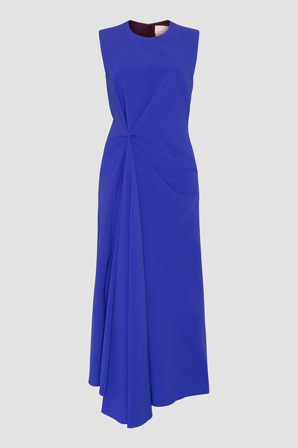 Roksanda Ilincic Designer Midi Dress In Blue