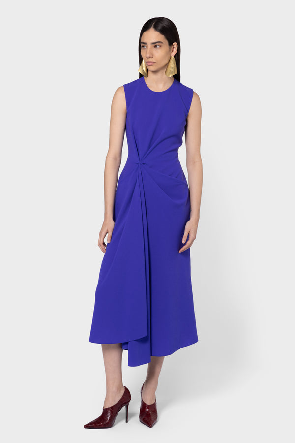 roksanda ilincic Designer Midi Dress in Blue