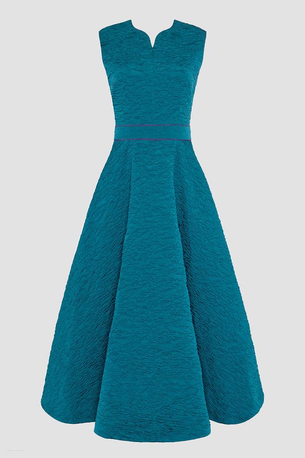 Roksanda Ilincic Designer Midi Dress In Green