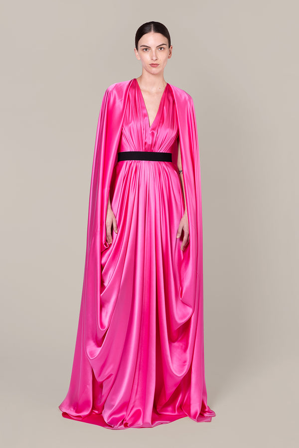 roksanda ilincic Designer Midi Dress in Navy| Nour