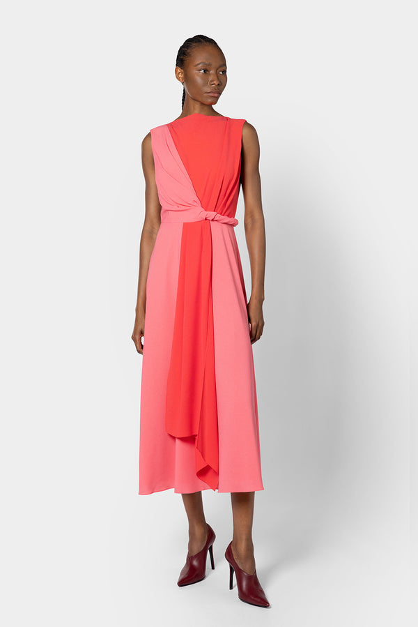 roksanda ilincic Designer Midi Dress in Pink