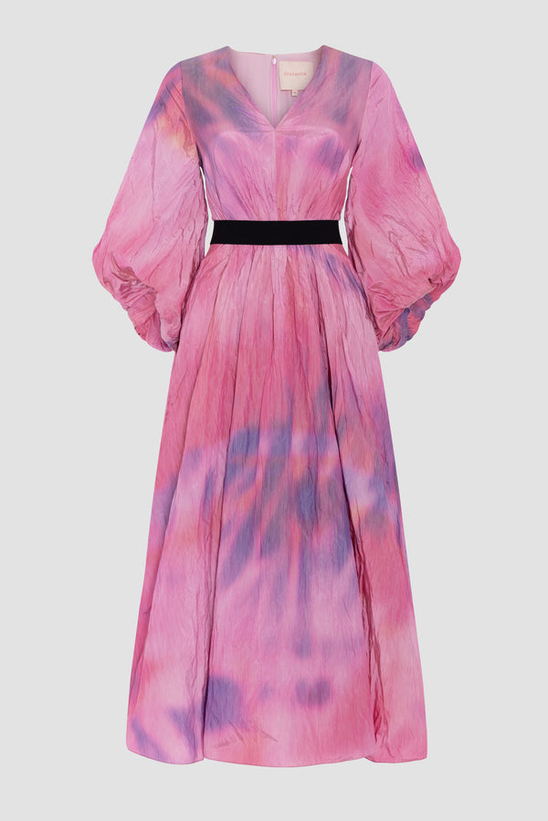 Roksanda Ilincic Designer Midi Dress In Pink