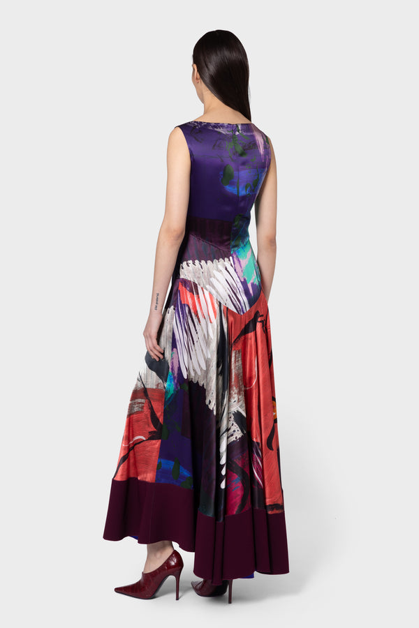 Roksanda Ilincic Designer Midi Dress In Silk