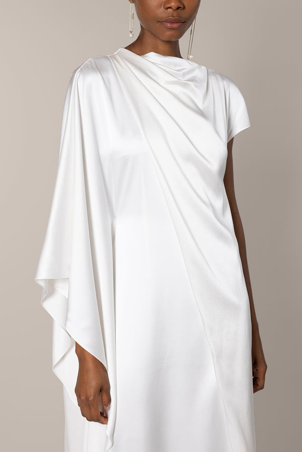 Roksanda Ilincic Designer Midi Dress In Silk