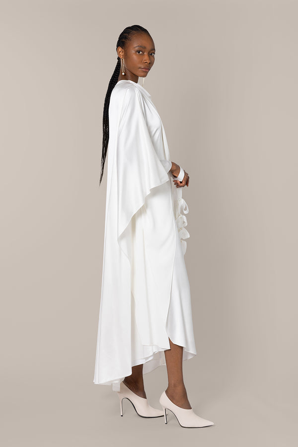 Roksanda Ilincic Designer Midi Dress In Silk