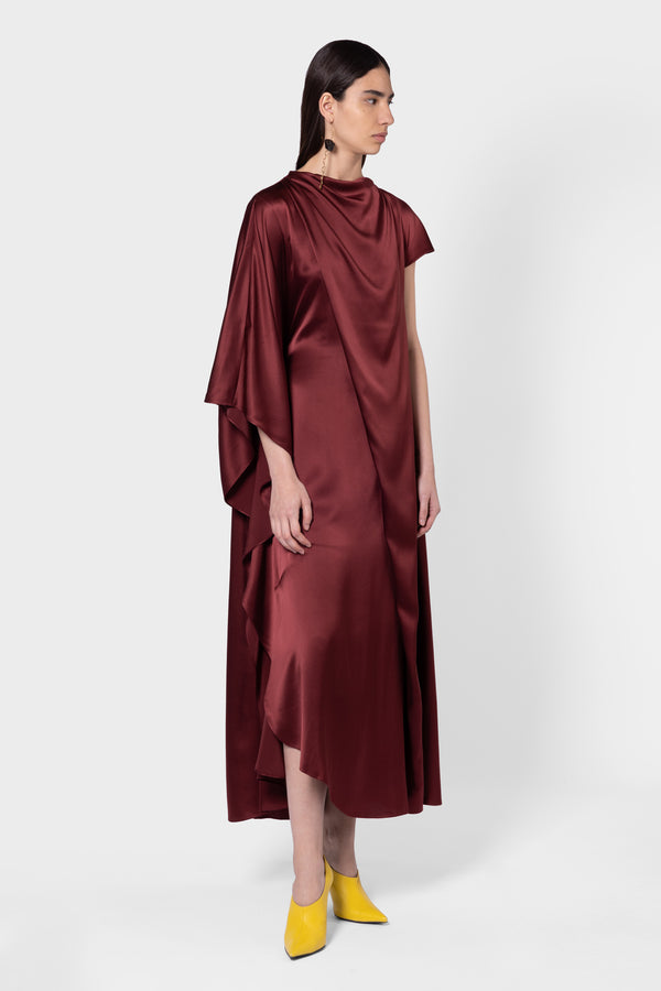 Roksanda Ilincic Designer Midi Dress In Silk
