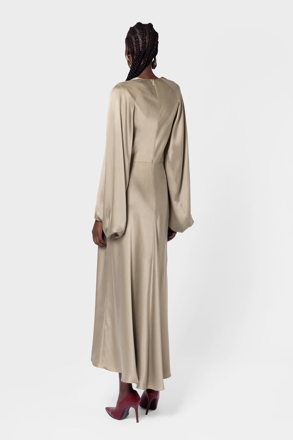 Roksanda Ilincic Designer Midi Dress In Silk