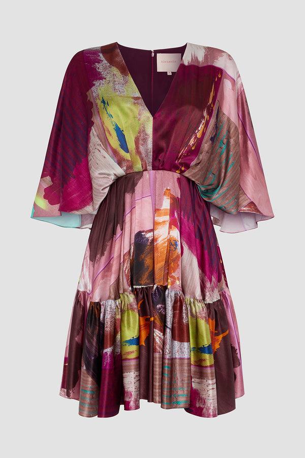 Roksanda Ilincic Designer Midi Dress In Silk