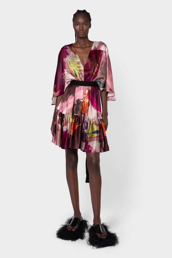roksanda ilincic Designer Midi Dress in Silk
