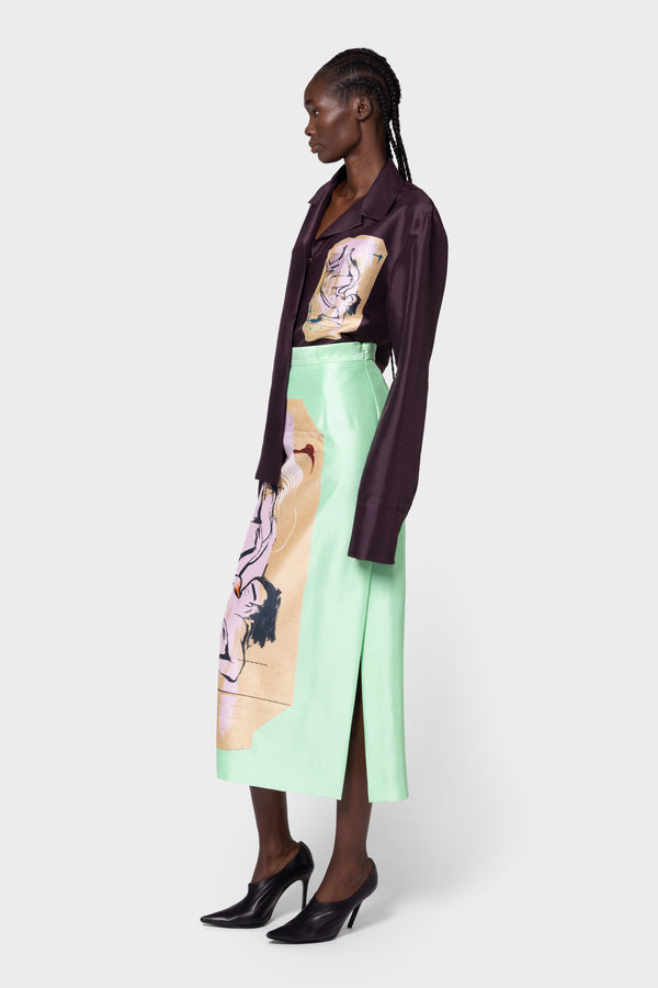 Roksanda Ilincic Designer Midi Skirt