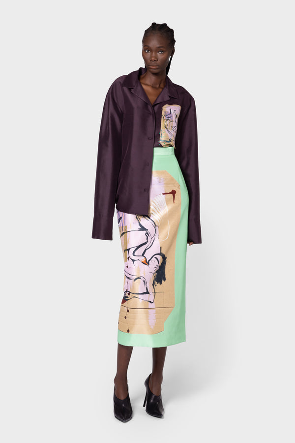 roksanda ilincic Designer Midi Skirt