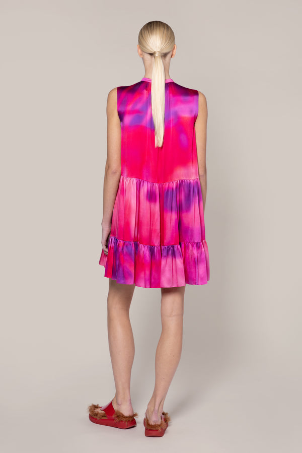 Roksanda Ilincic Designer Silk Dress In Pink