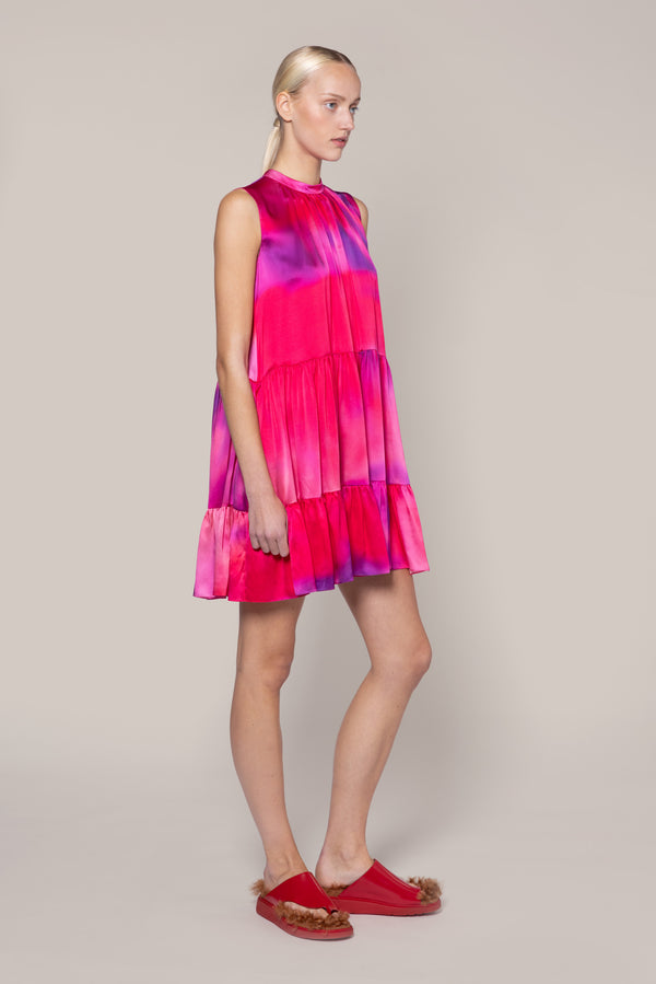 Roksanda Ilincic Designer Silk Dress In Pink