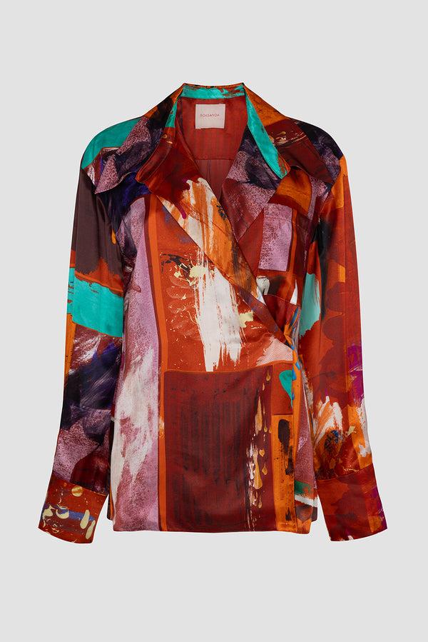 Roksanda Ilincic Designer Silk Shirt