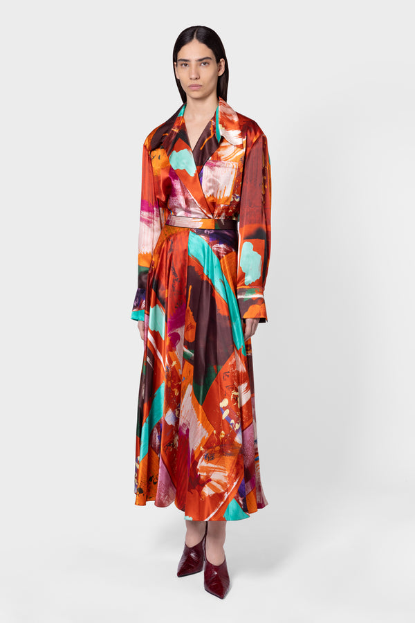 Roksanda Ilincic Designer Silk Shirt