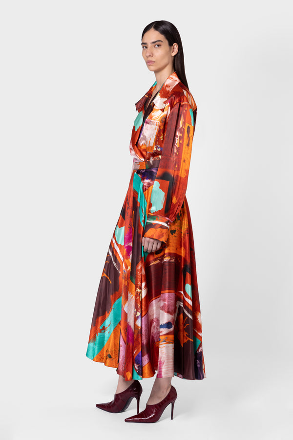 roksanda ilincic Designer Silk Skirt