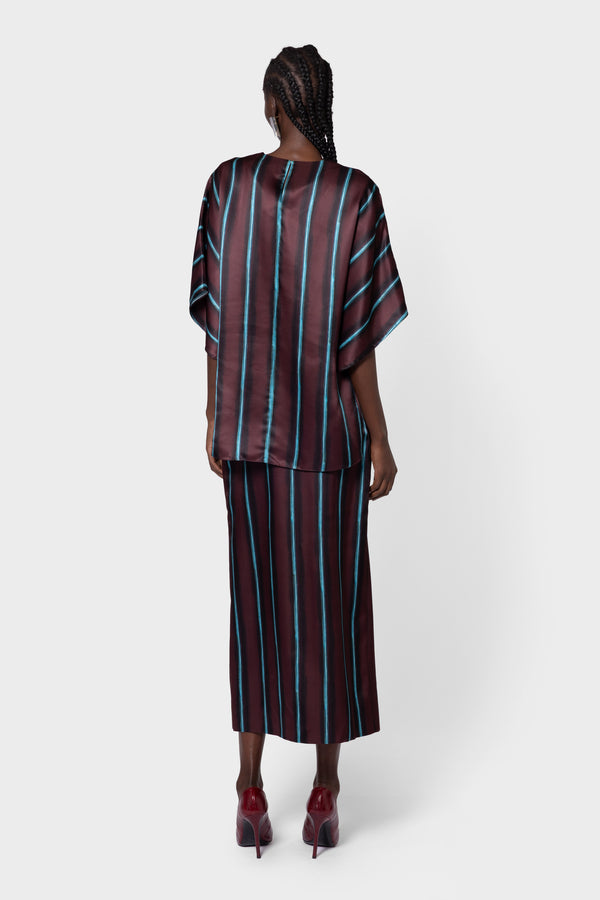 Roksanda Ilincic Designer Silk Top In Brown