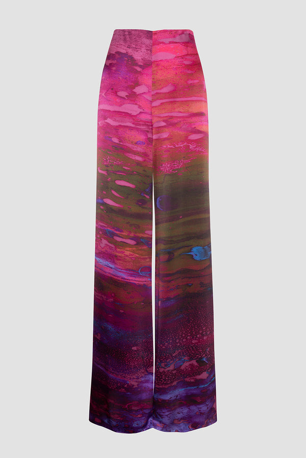 Roksanda Ilincic Designer Silk Trousers