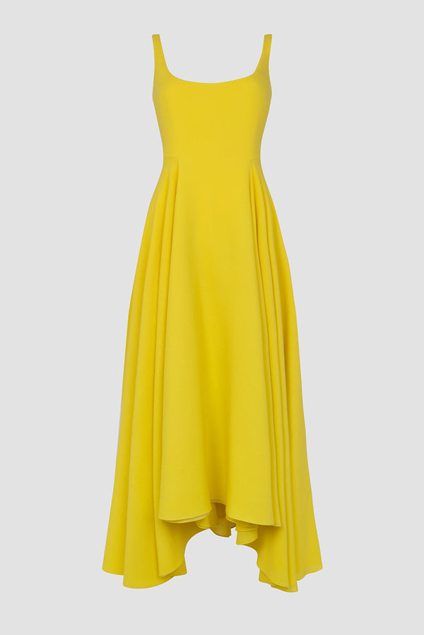 Roksanda Ilincic Designer Yellow Dress