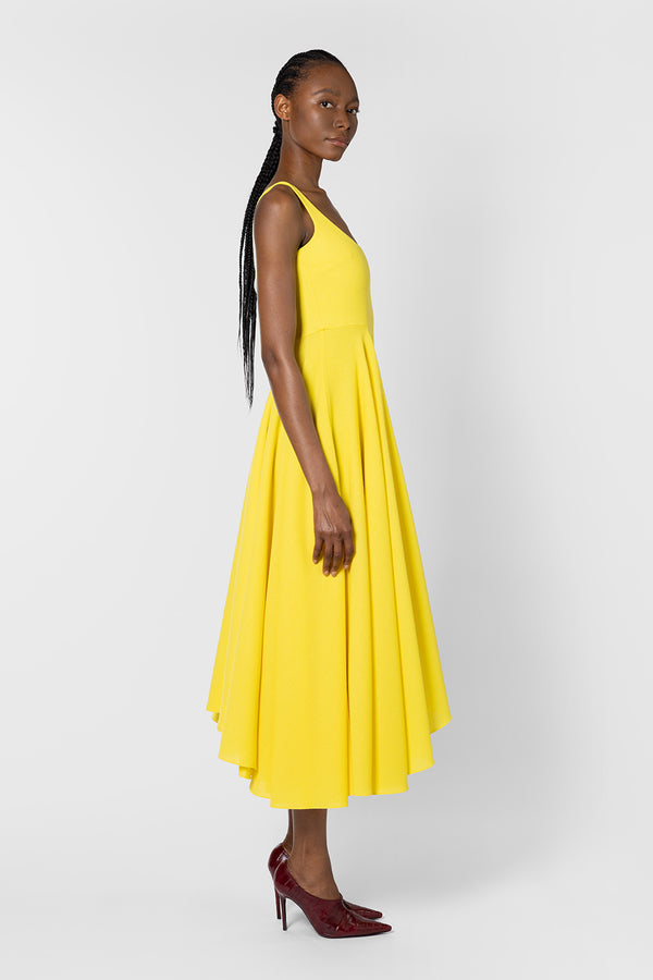 Roksanda Ilincic Designer Yellow Dress