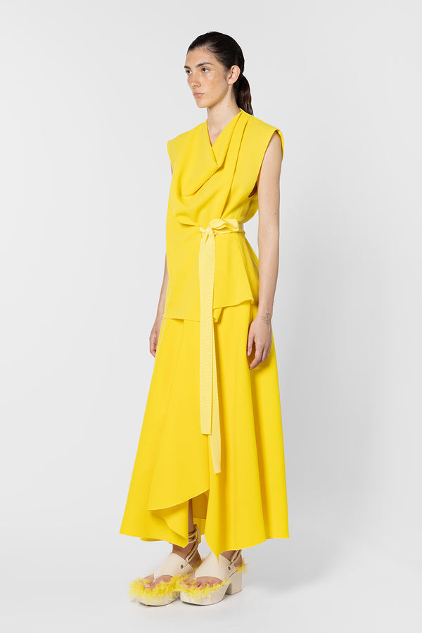 roksanda ilincic Designer Yellow Skirt