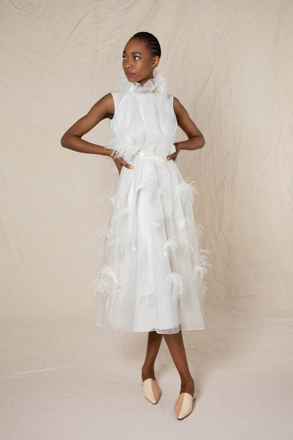 roksanda ilincic Ivory KAREA DRESS
