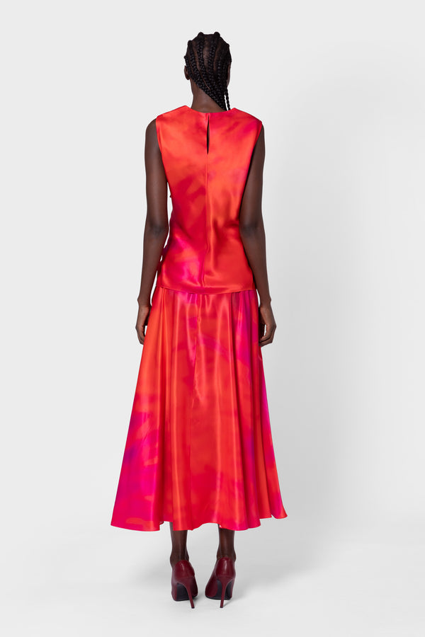 Roksanda Ilincic Women's Designer Silk Top In Red