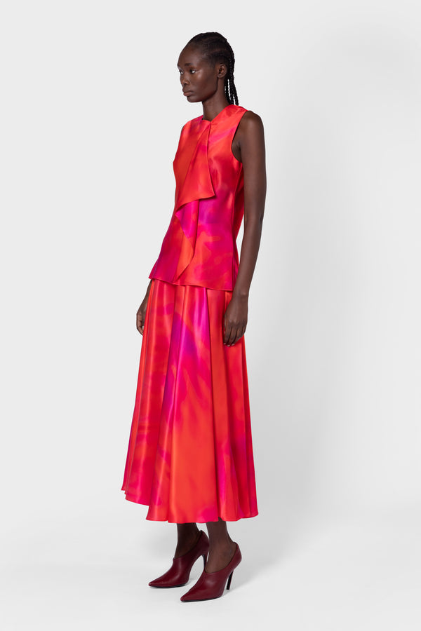 roksanda ilincic Women's Designer Silk Top in Red