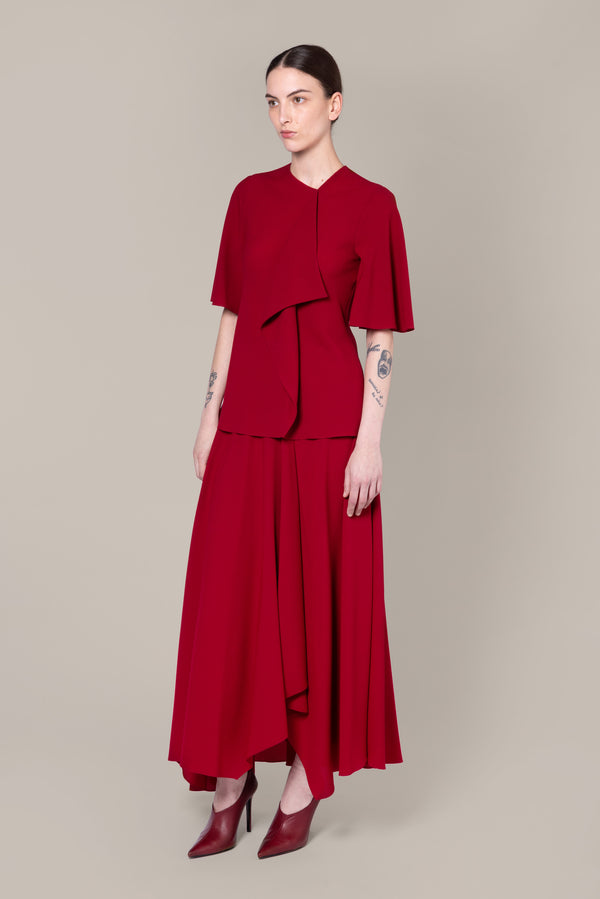 Roksanda Ilincic Women's Designer Top In Crimson