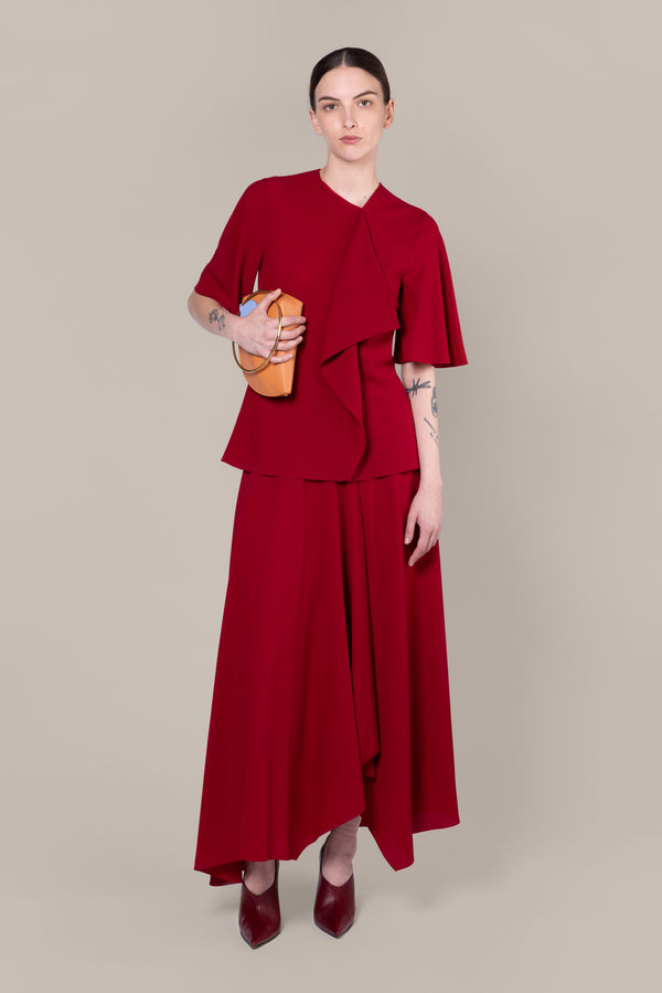 Roksanda Ilincic Women's Designer Top In Crimson