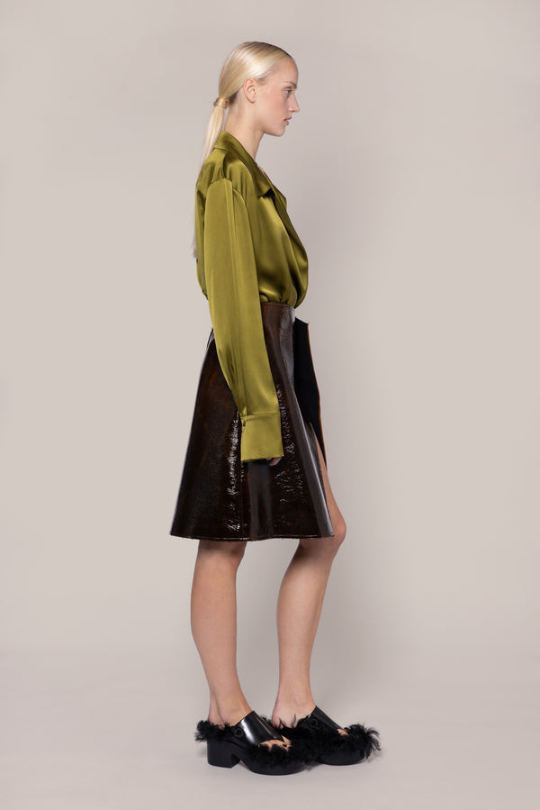Roksanda Ilincic Women's Designer Silk Top In Green